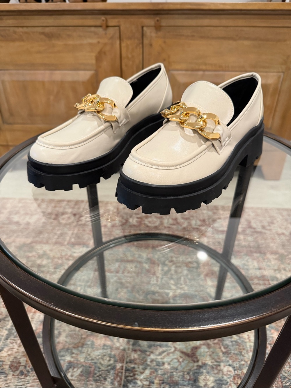 NWOT Urban Revivo Lug Sole Platform Loafers